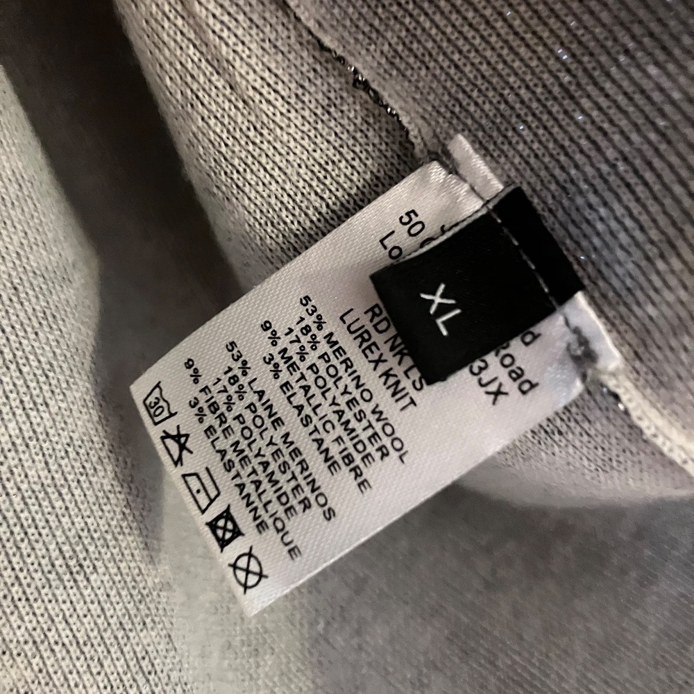 JOSEPH merino wool blend shimmery sweater - Picture 3 of 4